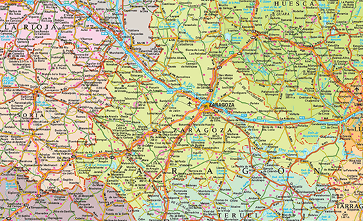 mapa chinchetas