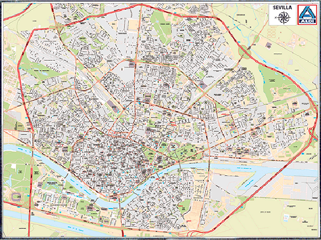 cuadro mapa ciudad personalizado cuadro mapa de sevilla personalizado