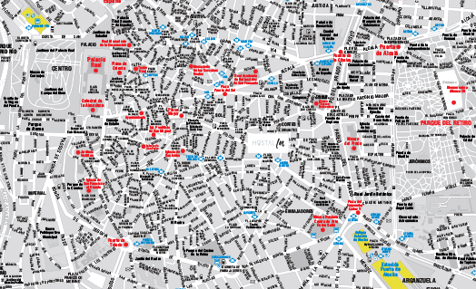 cuadro mapa madrid personalizado