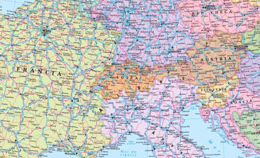 mapa europa carreteras
