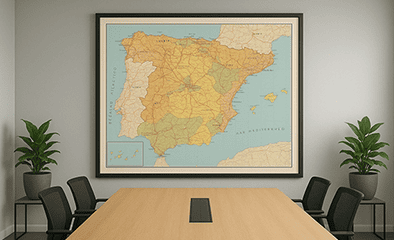 Mapa de España personalizado